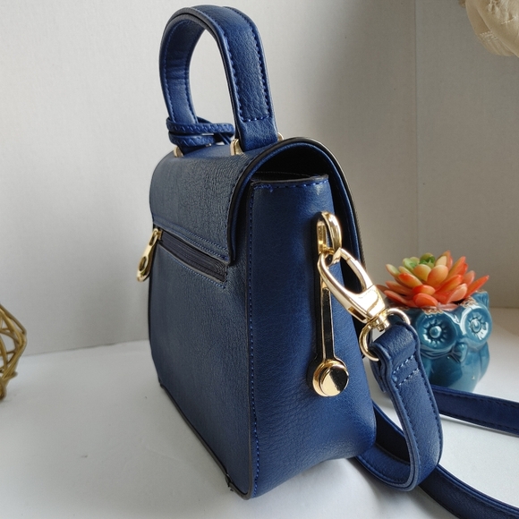 Sorrentino Blue Crossbody Bag - Picture 2 of 8